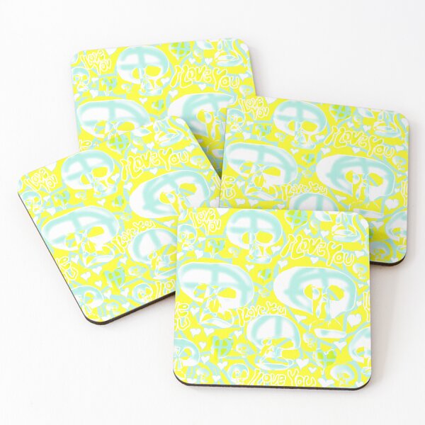 Item preview, I love You (Yellow Blue) designed and sold by skullbal.