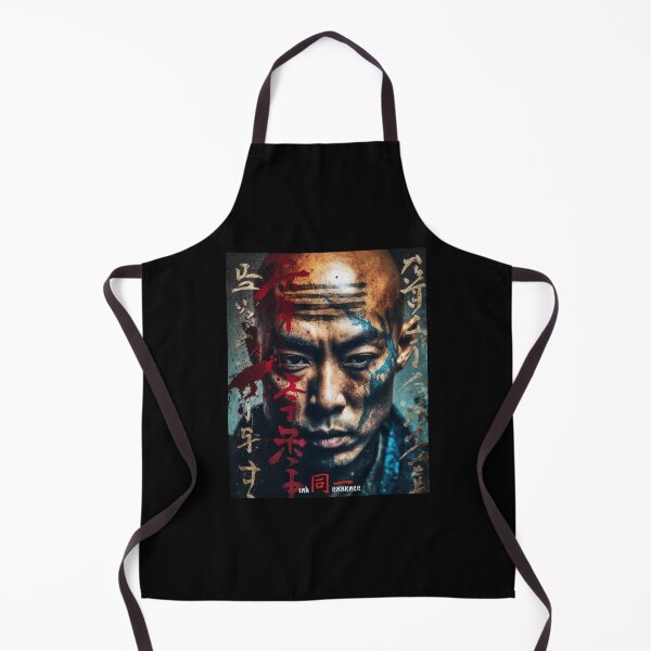 Item preview, Ink Essence - Japanese Aesthetic Surreal Kanji Symbol Painted Face Art 47 designed and sold by MadeByRobots.