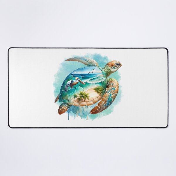 Item preview, Sea Turtle Beach Splash designed and sold by critterpatchusa.