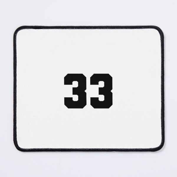 Item preview, 33, thirty three, black, soccer league designed and sold by Numbers-Art.