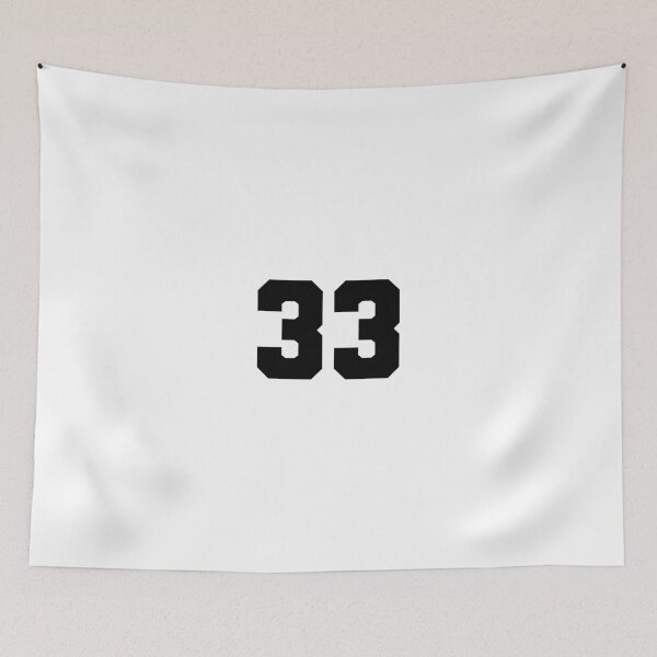 Item preview, 33, thirty three, black, soccer league designed and sold by Numbers-Art.