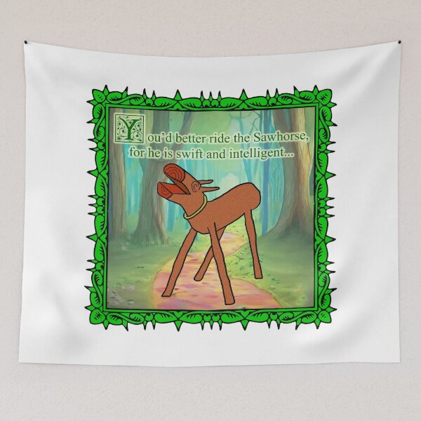 Item preview, Sawhorse From The Wizard of Oz Books designed and sold by CoastalCaptures.