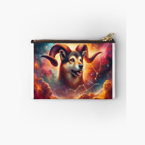 Item preview, Aries: Cosmic Canine of Courage designed and sold by ZodiBlend.
