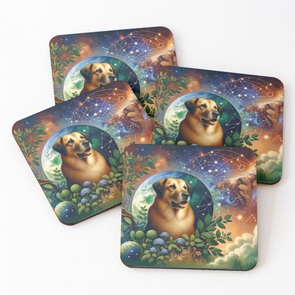 Item preview, Taurus: Cosmic Canine of Stability designed and sold by ZodiBlend.