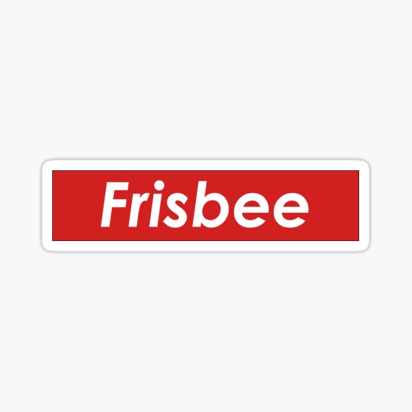 Frisbee Box Logo Sticker