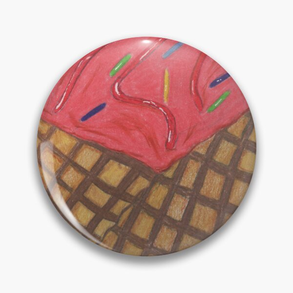 Item preview, Strawberry icecream waffle cone designed and sold by Artbysarah23.