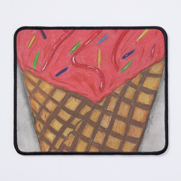 Item preview, Strawberry icecream waffle cone designed and sold by Artbysarah23.