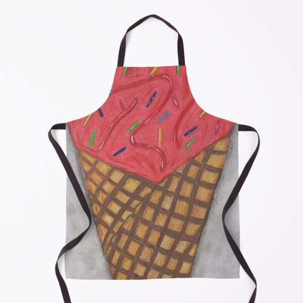 Item preview, Strawberry icecream waffle cone designed and sold by Artbysarah23.