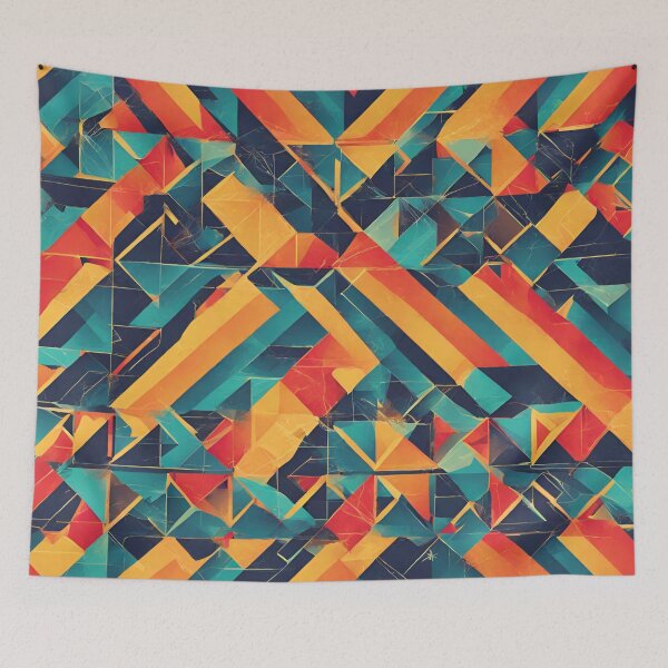 Item preview, geometric patternof full color designed and sold by MyCraftForYOU.