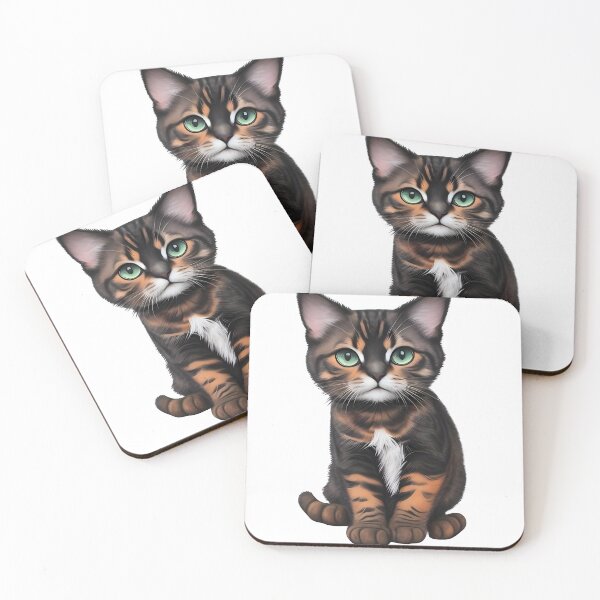 Item preview, Cute tortie cat designed and sold by Merchattack.