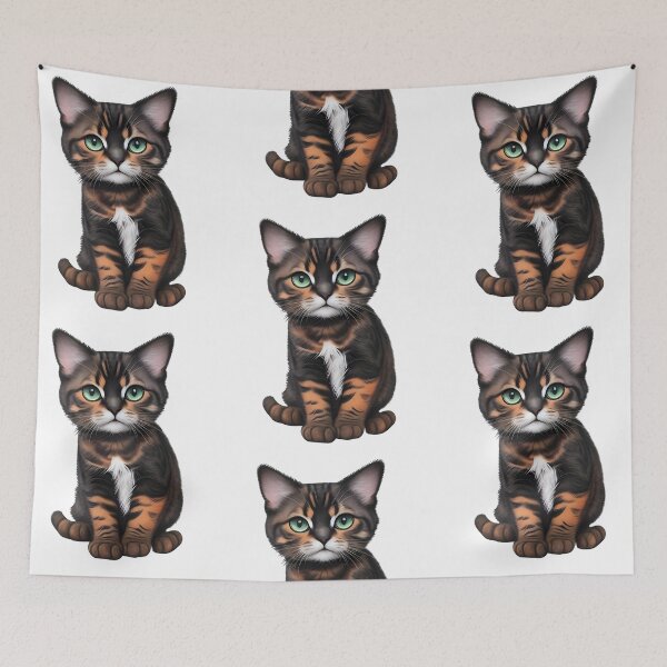 Item preview, Cute tortie cat designed and sold by Merchattack.