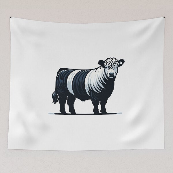 Item preview, Belted Galloway Cow  designed and sold by cave-canvas.