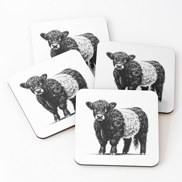 Item preview, Belted Galloway Cow  designed and sold by cave-canvas.