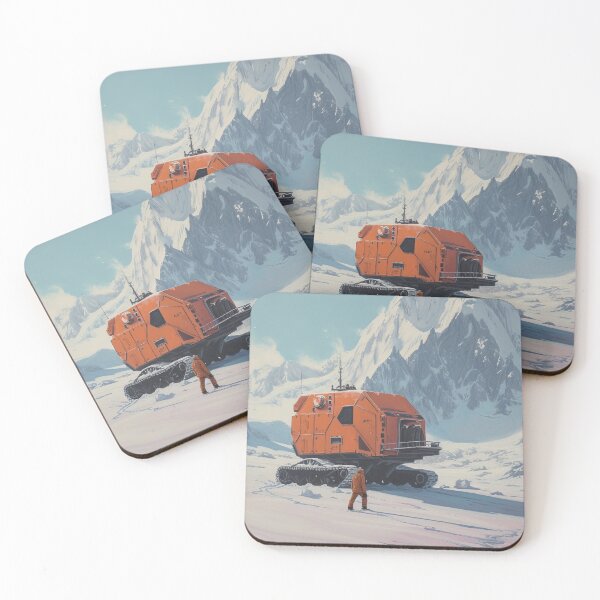 Item preview, Arctic Expedition: Tracked Vehicle in the Frozen Wilderness designed and sold by EtherealEchoes.