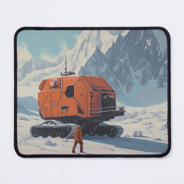Item preview, Arctic Expedition: Tracked Vehicle in the Frozen Wilderness designed and sold by EtherealEchoes.