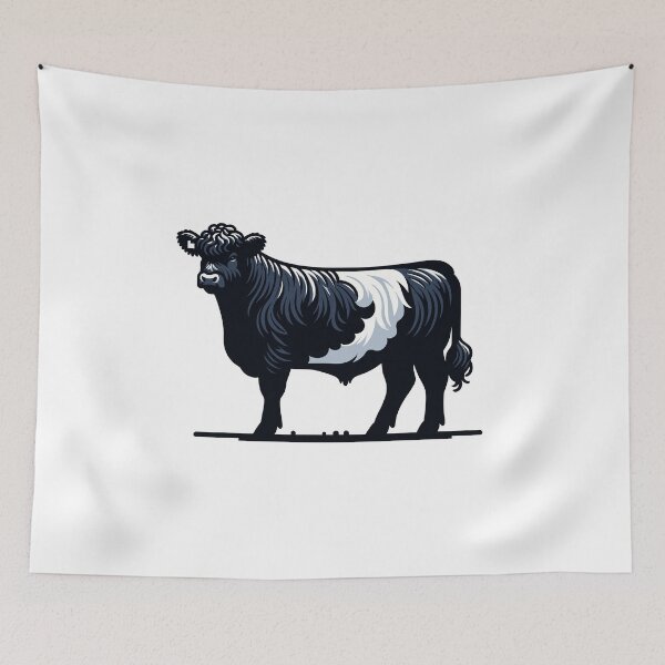 Item preview, Belted Galloway Cow  designed and sold by cave-canvas.