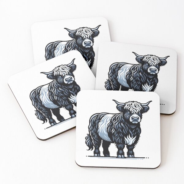 Item preview, Belted Galloway Cow  designed and sold by cave-canvas.