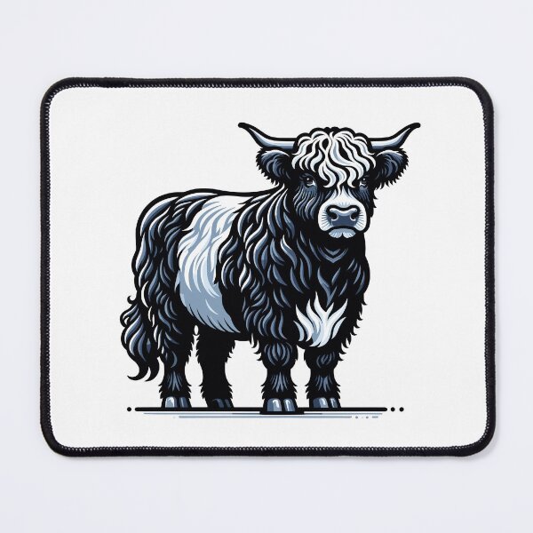 Item preview, Belted Galloway Cow  designed and sold by cave-canvas.