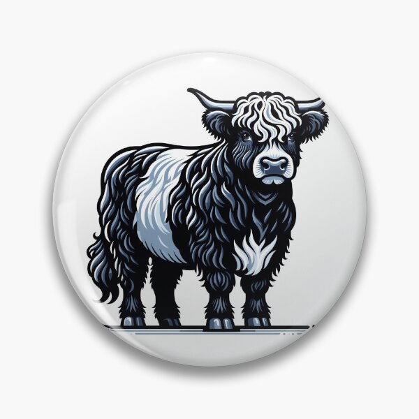 Item preview, Belted Galloway Cow  designed and sold by cave-canvas.
