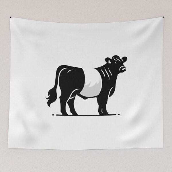 Item preview, Belted Galloway Cow  designed and sold by cave-canvas.