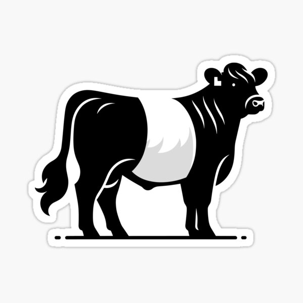 Item preview, Belted Galloway Cow  designed and sold by cave-canvas.