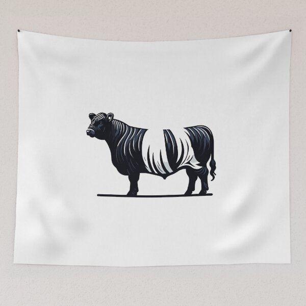 Item preview, Belted Galloway Cow  designed and sold by cave-canvas.