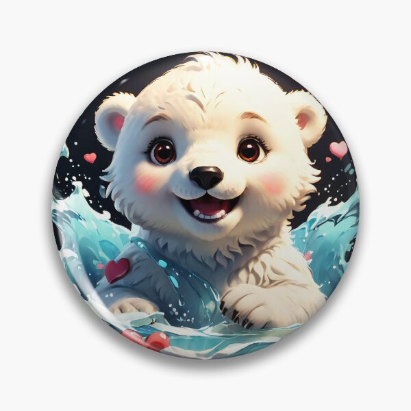 Item preview, Cute Polar Bear with Love designed and sold by Kaizoku85.