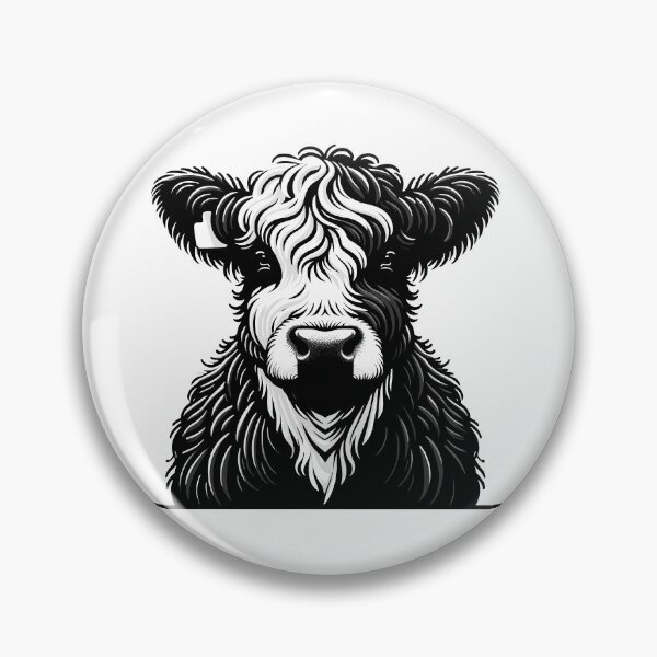 Item preview, Belted Galloway Cow  designed and sold by cave-canvas.