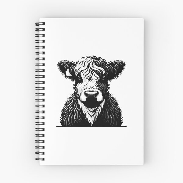 Item preview, Belted Galloway Cow  designed and sold by cave-canvas.