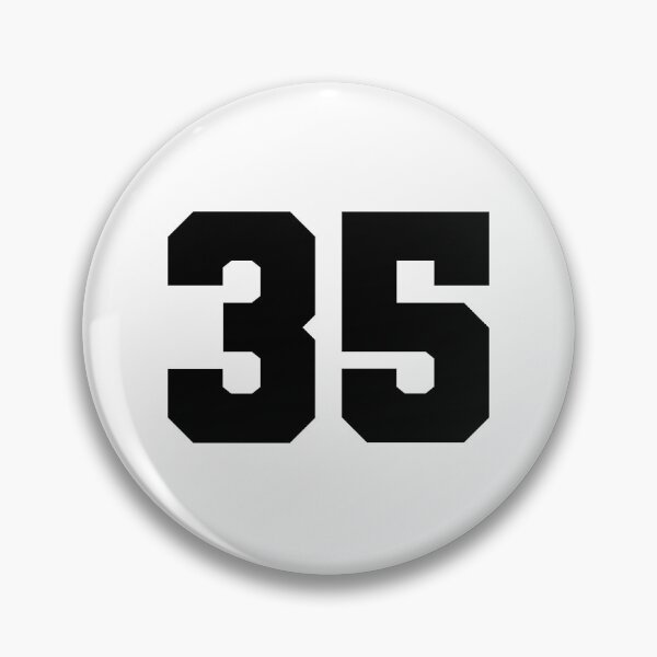 Item preview, 35, thirty five, black, soccer league designed and sold by Numbers-Art.