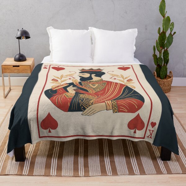 Item preview, King of hearts white designed and sold by EveNorthArt.