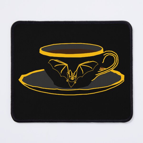 Item preview, bat teacup gold designed and sold by SaharBareket.