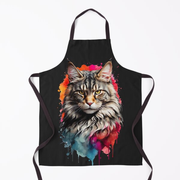 Item preview, Splash Maine coon Cat - Colorful, Pop Art v7.0 designed and sold by adredn86.