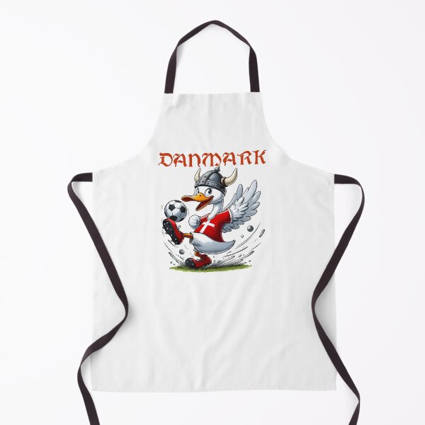 Item preview, Denmark soccer Team Funny Viking Helmeted Swan designed and sold by Oz64.