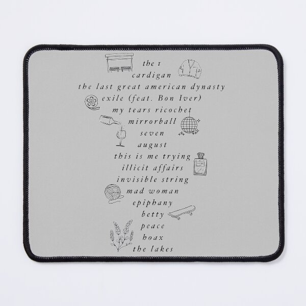 Item preview, folklore : tracklist designed and sold by artsforu.