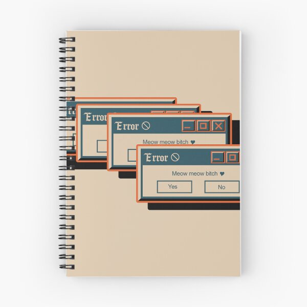 Item preview, Meow meow error nostalgic computer window designed and sold by CecyLL.
