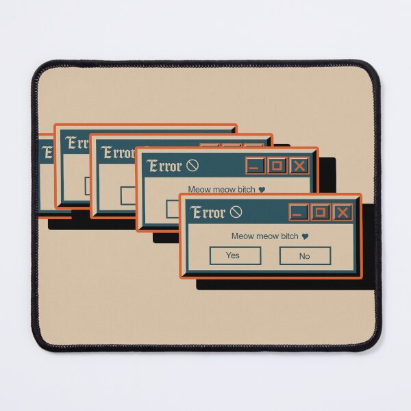 Item preview, Meow meow error nostalgic computer window designed and sold by CecyLL.