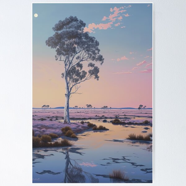 Item preview, Dusk's Reflection: Serenity at the Water's Edge designed and sold by EtherealEchoes.