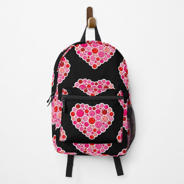Item preview, Heart Filled with Red and Pink Pickleballs designed and sold by GreenCarbon2112.