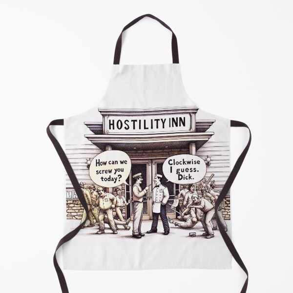 Item preview, Hostility Inn designed and sold by FamouslyStupid.