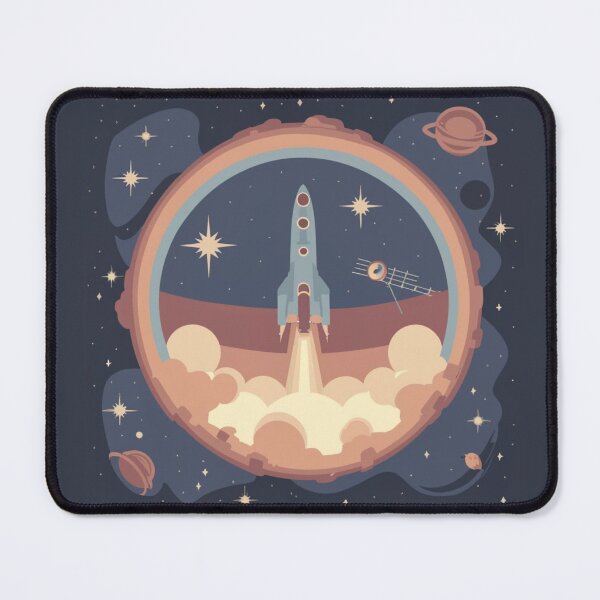 Item preview, Rocket flying into space designed and sold by WienMerch.