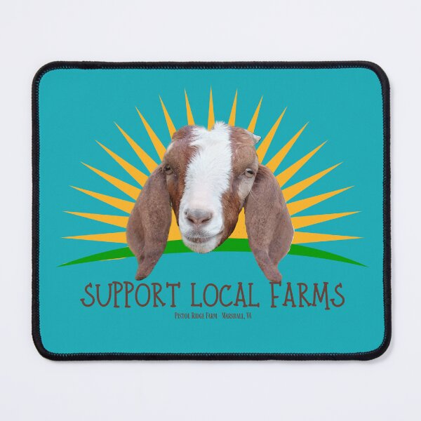 Item preview, Support Local Farms | Cute Goats | Funny Goats | Goat Puns designed and sold by PistolRidgeFarm.