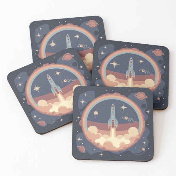 Item preview, Rocket flying into space designed and sold by WienMerch.