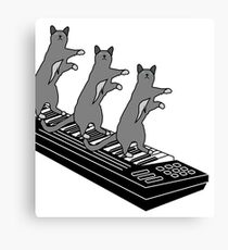 Keyboard Catwalk 2 Canvas Print
