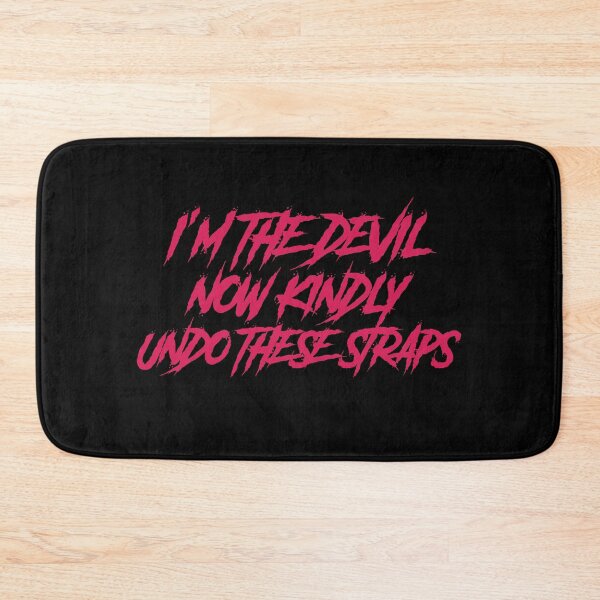 Item preview, I’m the devil now kindly undo these straps designed and sold by GlitchGrotesque.