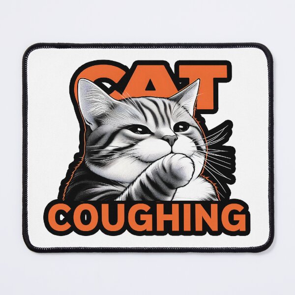 Item preview, Cat Coughing, Cat Lover designed and sold by CosmoLush.