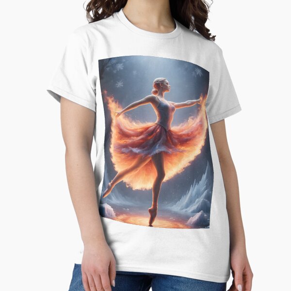 Item preview, Fire ballerina surrounded by ice designed and sold by KeiraSlackDesigns :).