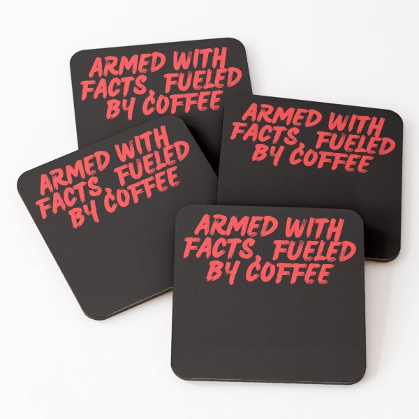 Item preview,   armed with facts, fueled by coffee retro typography designed and sold by AngelArtss.