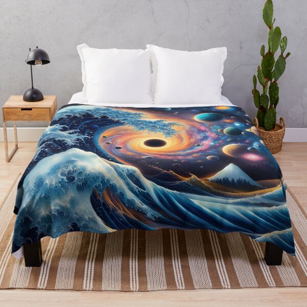Item preview, The Great Wave Off Space- Cosmic Harmony designed and sold by Trendz by Ami.