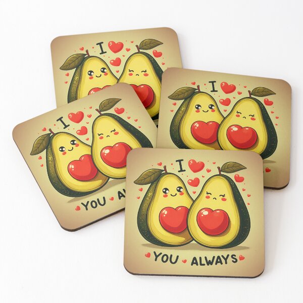 Item preview, Happy Valentine's Day Avocado. designed and sold by storefunnypets.